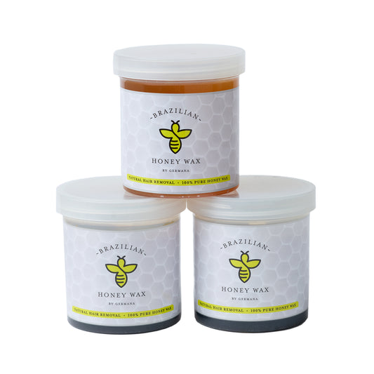 100% Pure Honey Wax (16 Oz)  3 Units for Roll-on